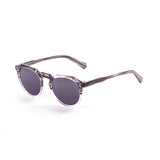 Demy black with transparent white bellow with smoke lens