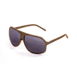 Dark brown with smoke lens