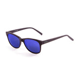 Matte black with blue revo lens