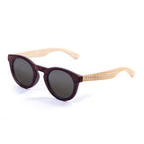 Bamboo natural arm with bamboo dark frame with smoke lens
