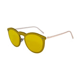 Space flat revo gold lens with metal gold temple