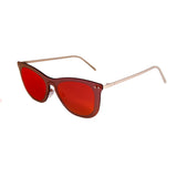 Space flat revo green lens with matte gold temple