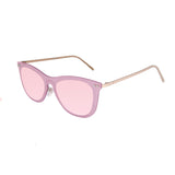 Space flat revo pink lens with matte gold temple