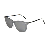 Space flat revo silver lens with matte black temple
