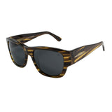 Demy brown frame with smoke lens