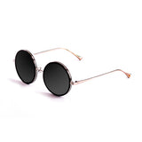 Transparent frame & gold temples with smoke lens