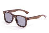 Bamboo dark brown with smoke polarize lens