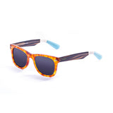 Frame light brown & white-blue arms/ brown lens