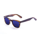 Frame dark brown / revo blue lens