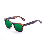 Frame brown with revo green lens