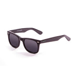 Matte black up /shiny black down with smoke lens