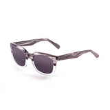 Demy black with transparent white bellow with smoke lens