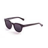 Matte black up /shiny black down with smoke lens