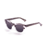 Demy black with transparent white bellow with smoke lens