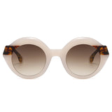 Transparent white with gradient brown