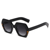 Shiny black with gradient grey